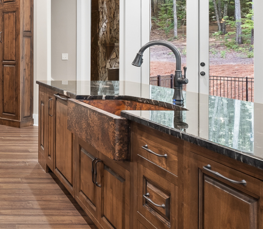 install sink in granite