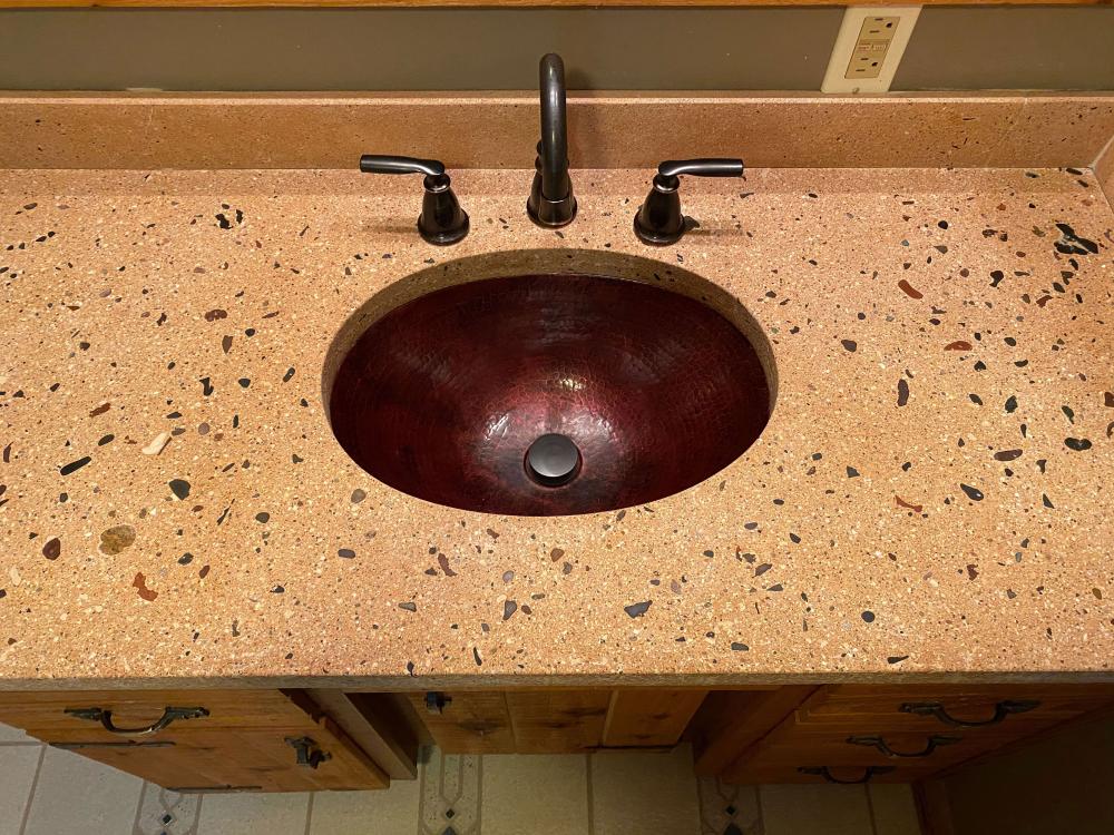 A powder room is sometimes called a half-bath. 