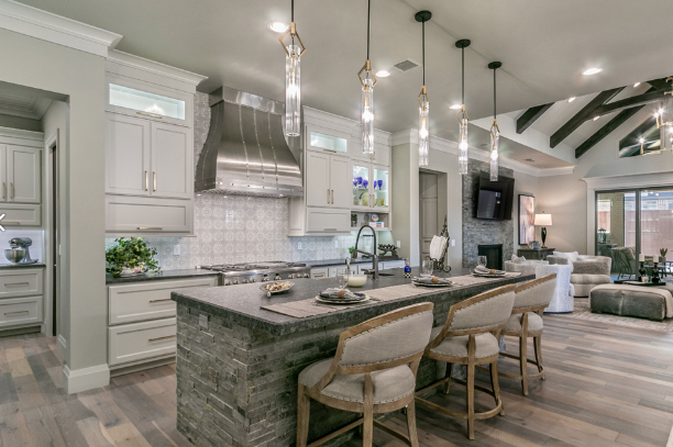 open concept kitchen