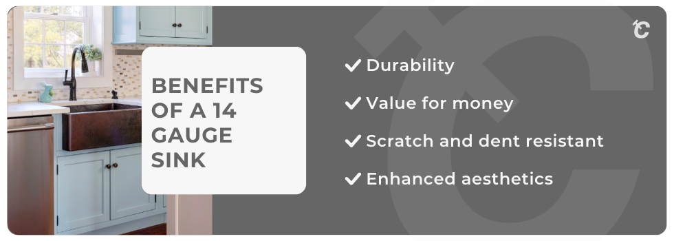 14 gauge sink benefits