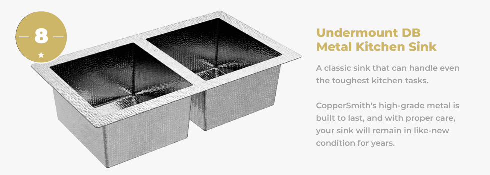 undermount metal sink