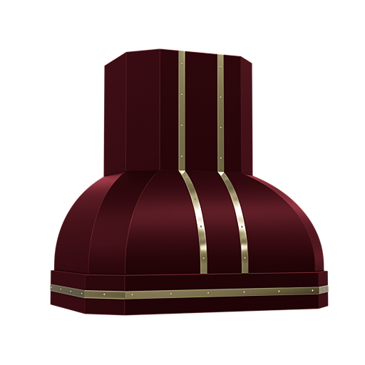 CopperSmith Red Range Hood ES10