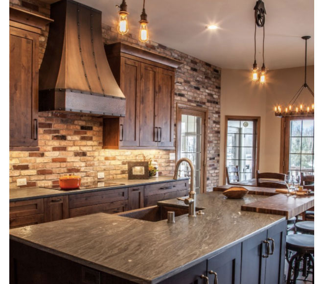 Industrial Inspired Kitchen