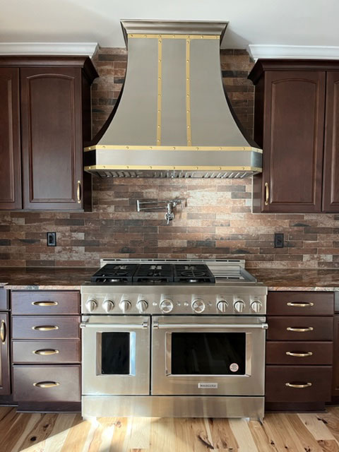wood and Gold Accents
