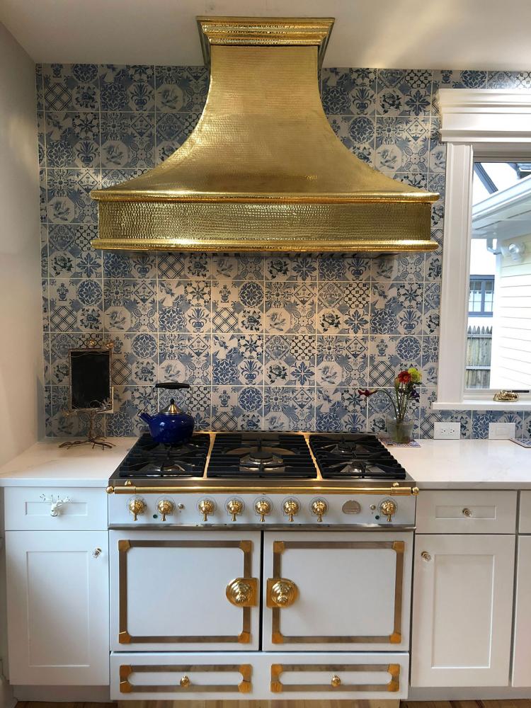 brass range hoods