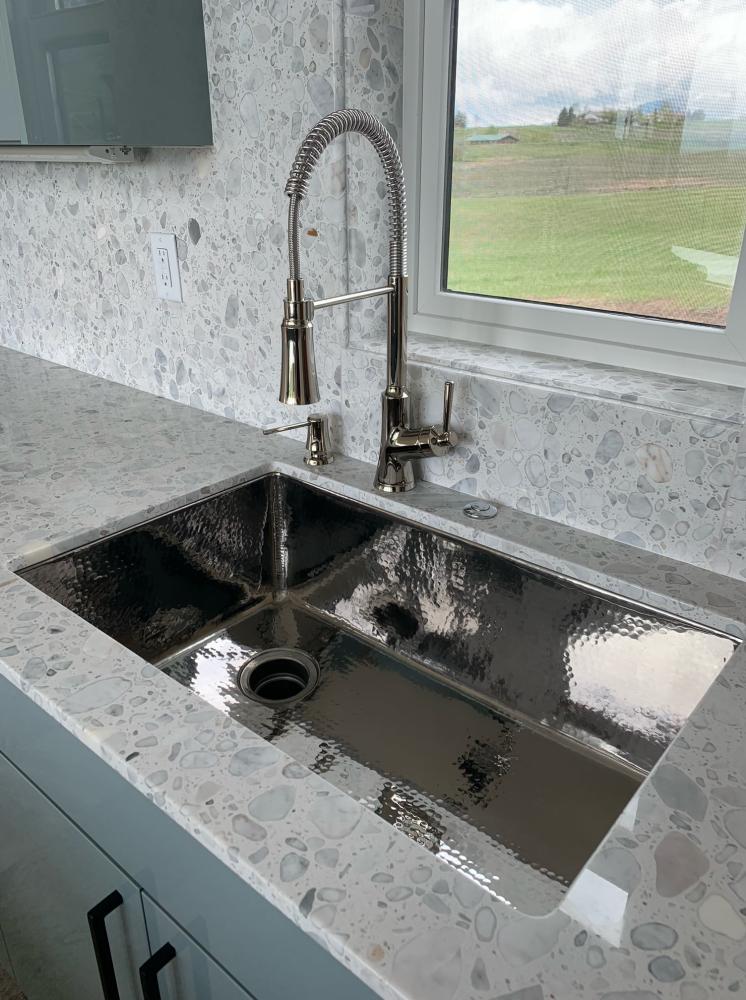 stainless sink