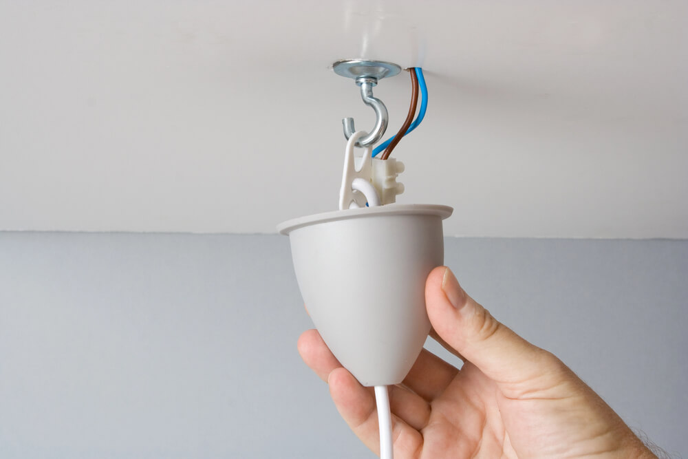 A renovation may be as simple as changing the light fixtures.