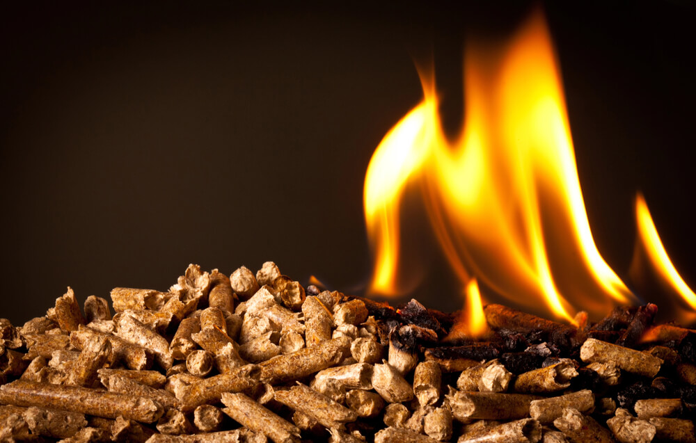 Wood pellets work well with smokeless firepits.