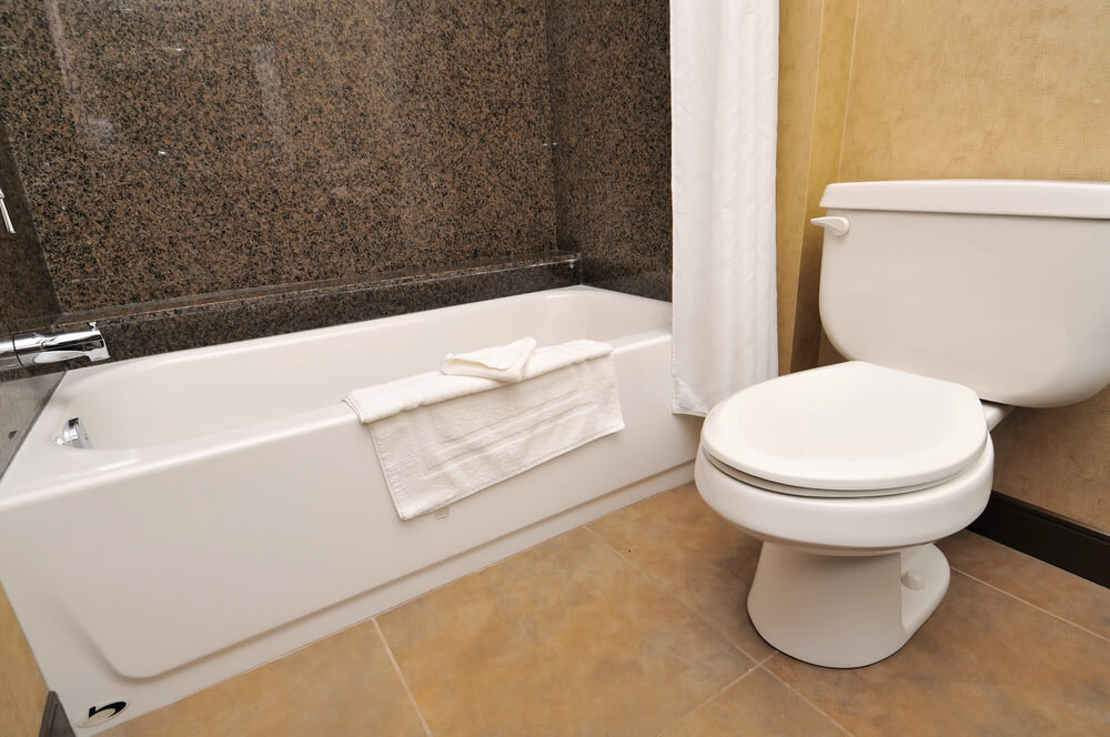 Regular tubs are smaller than soaking tubs and tend to be built into the property. 
