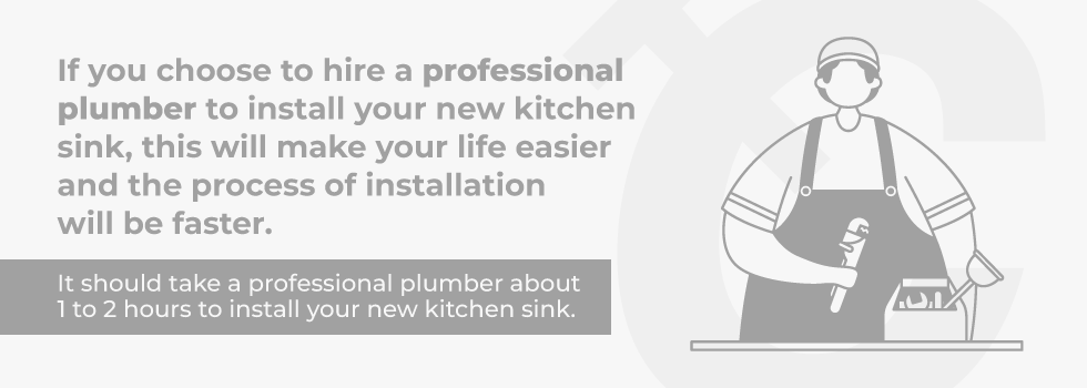 diy kitchen sink installation