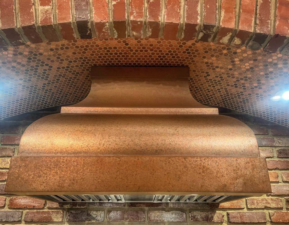 copper range hood