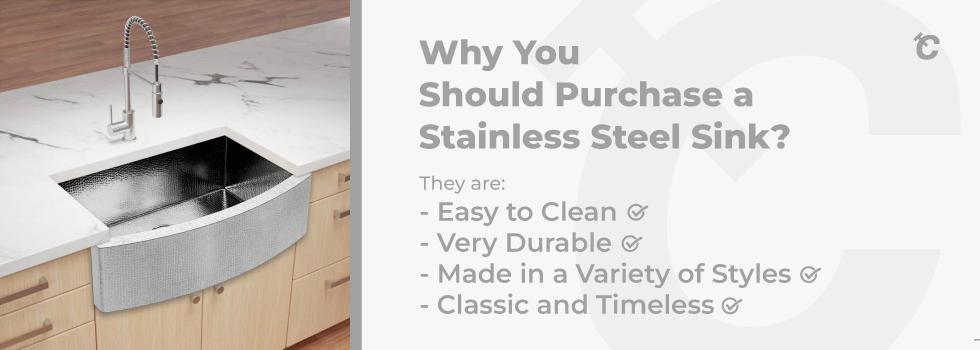 reasons to buy a stainless steel sink
