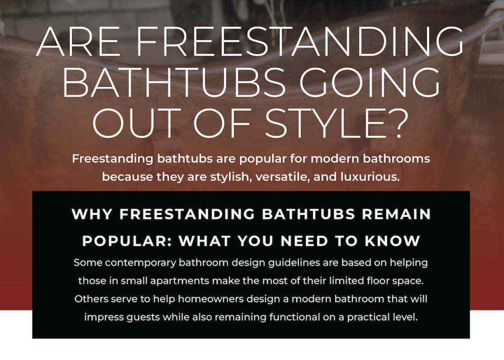 Buying Guide for Freestanding Tubs