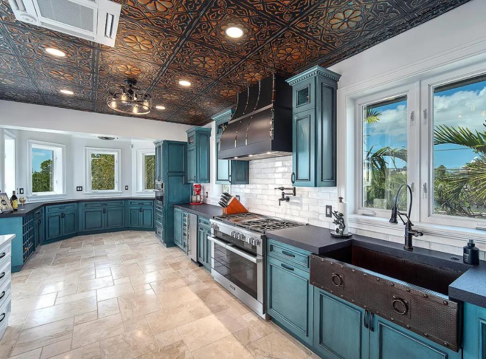 classic black countertops