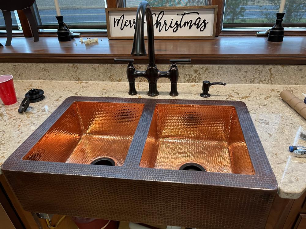 copper sinks