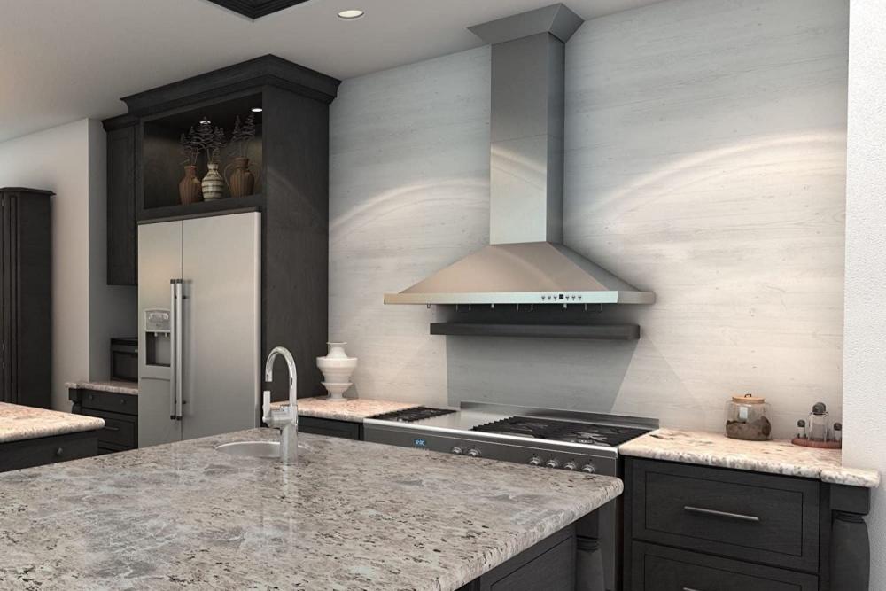 recirculating range hoods stainless steel