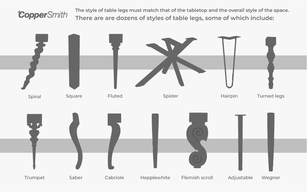 best table leg styles