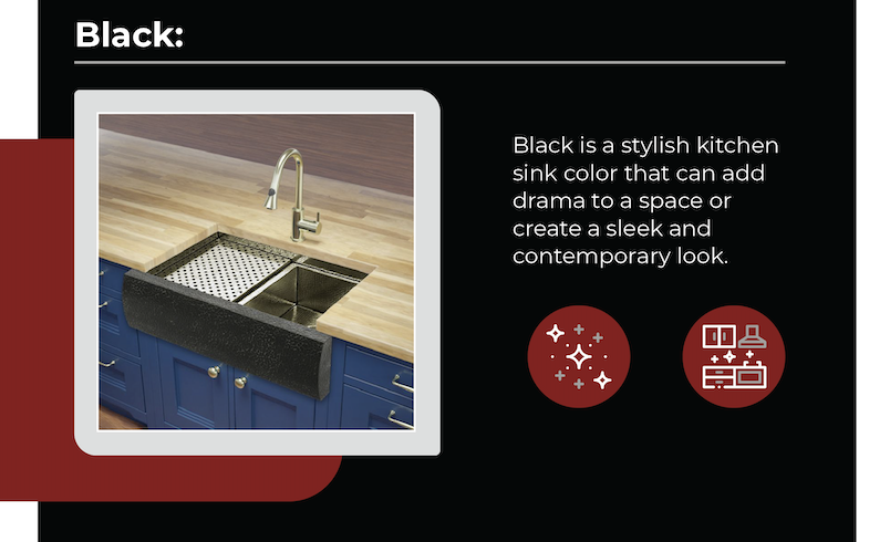 black sinks