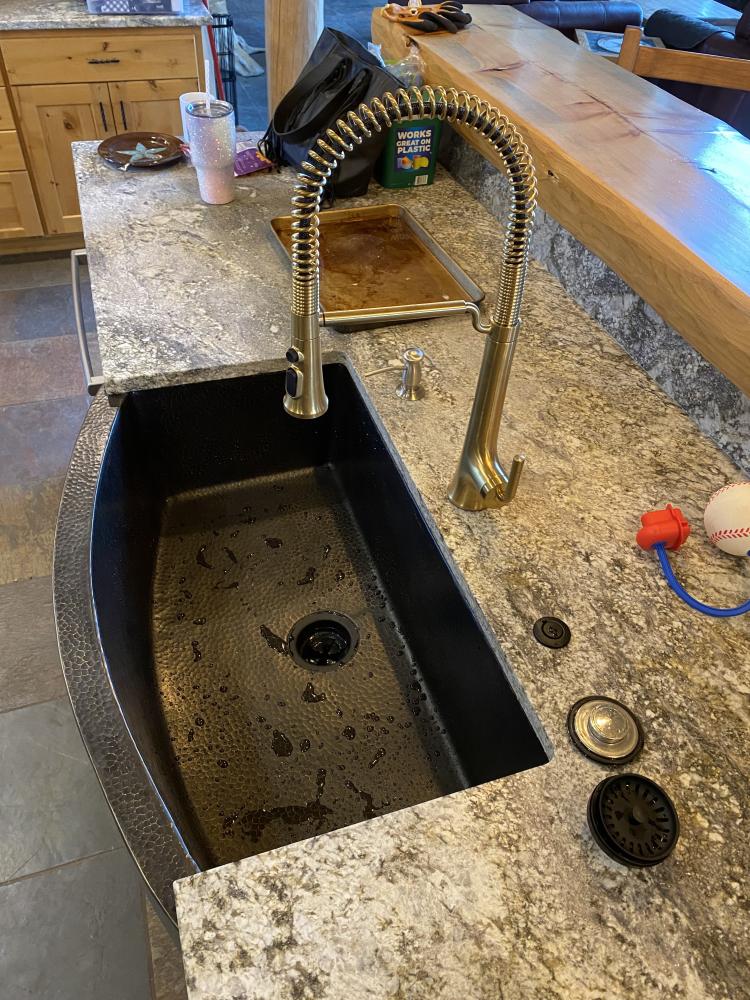 custom made brass sinks