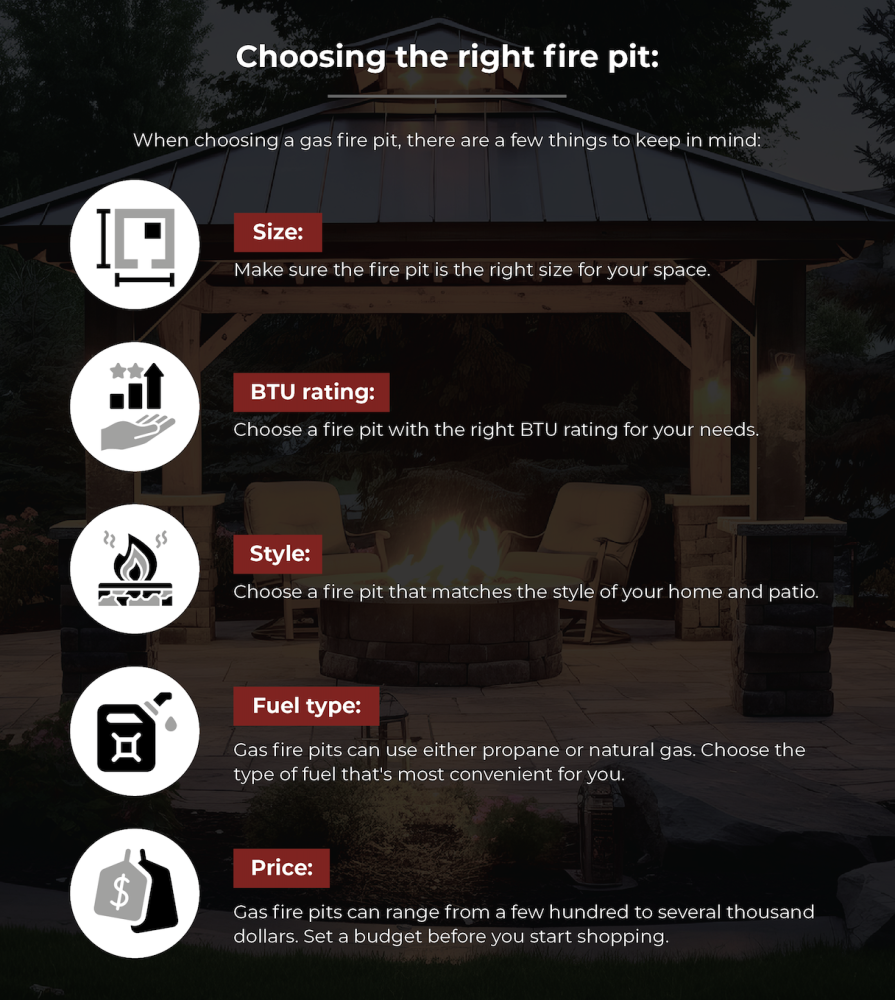 choosing the right fire pit