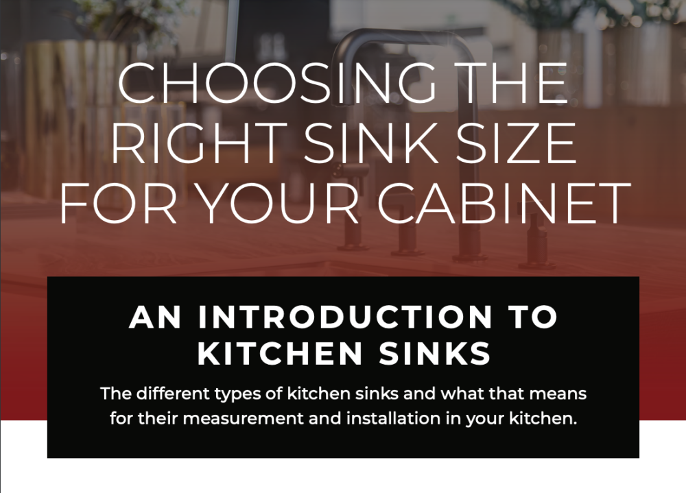 How to Measure the Base Cabinet for your Kitchen Sink