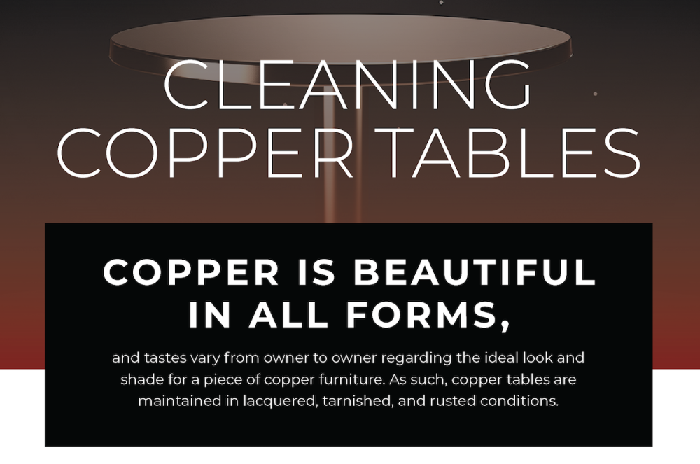 cleaning copper tables guide 