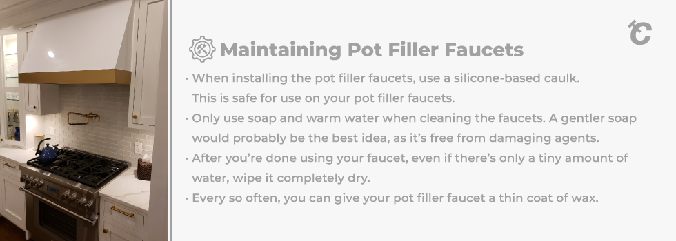 cleaning pot filler faucet