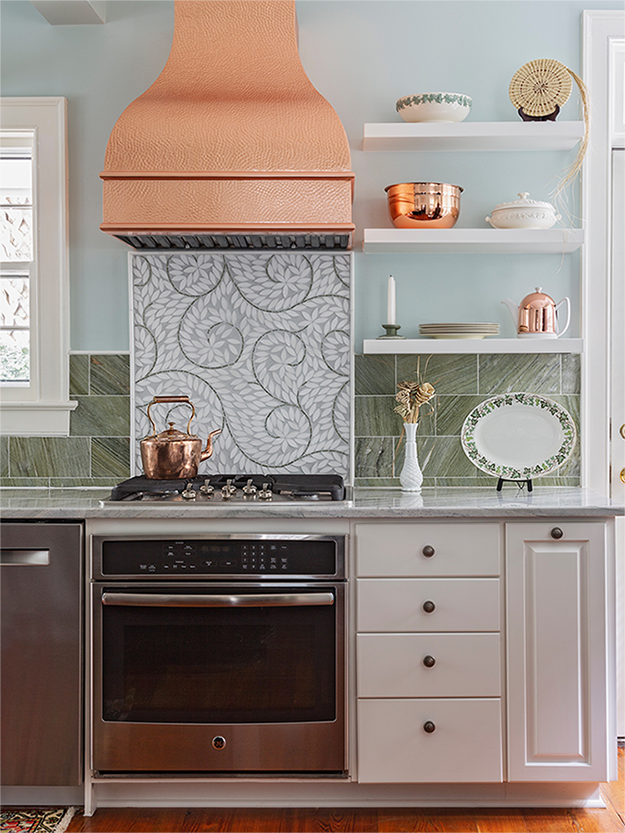 Does blue and white look good in a coastal kitchen?