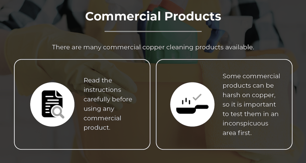 commercial products to clean copper