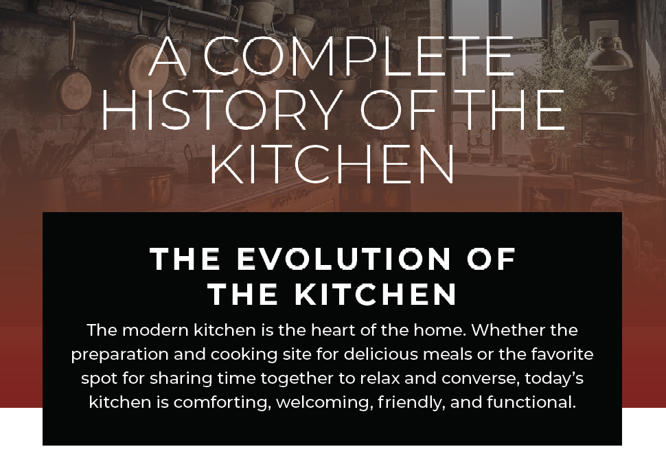 the evolution of kitchens