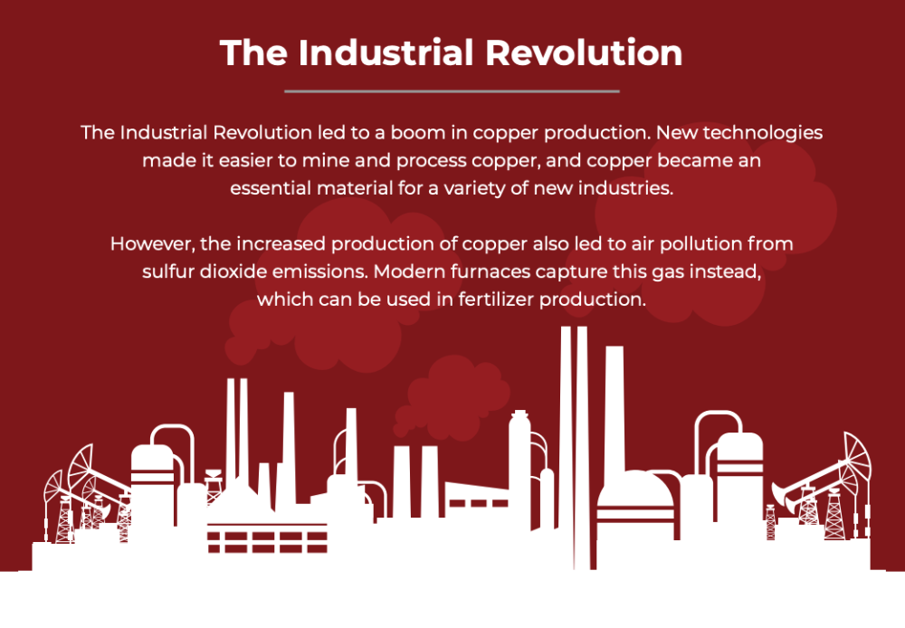 copper on the industrial revolution