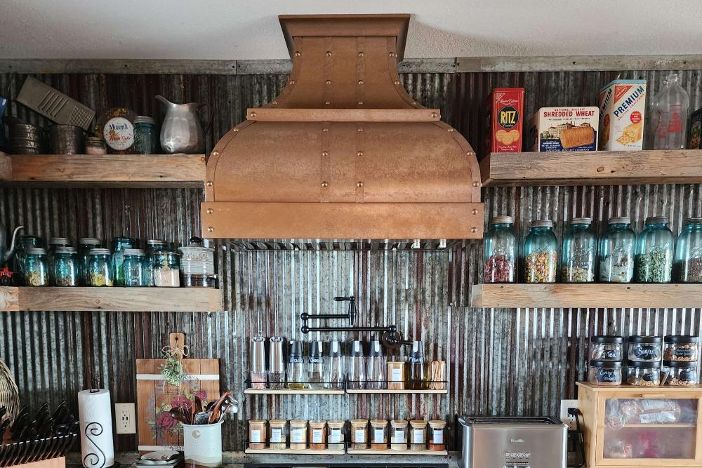 copper vent hood