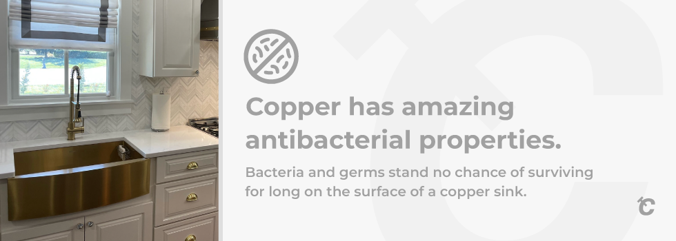copper sink antibacterial