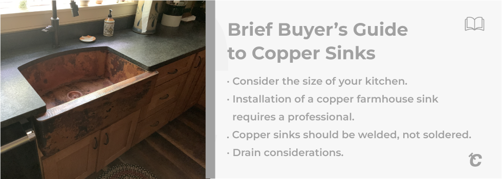 copper sink guide