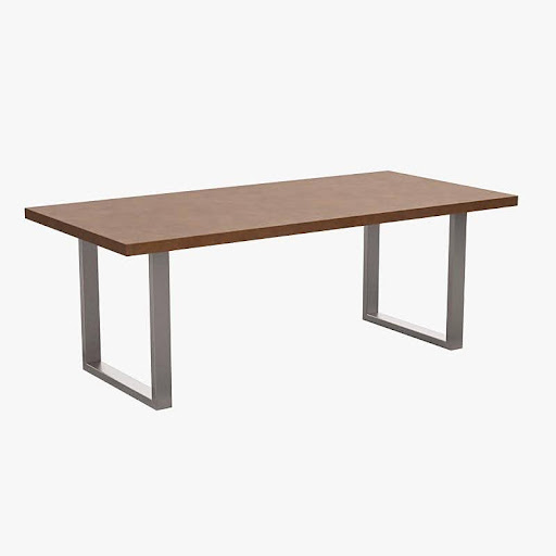 copper dining table