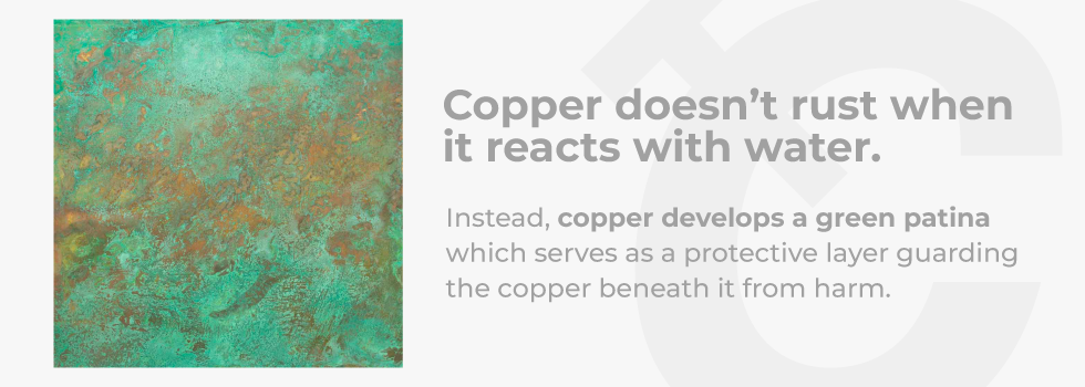 copper will not rust