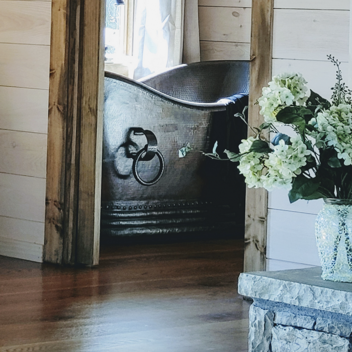 custom copper bathtub