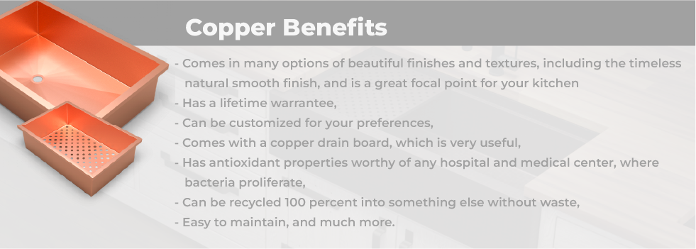 copper sink benefits