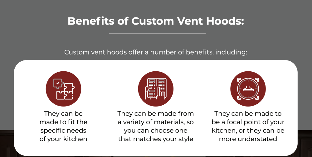 benefits of custom vent hoods