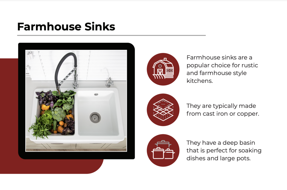 farmhouse sinks