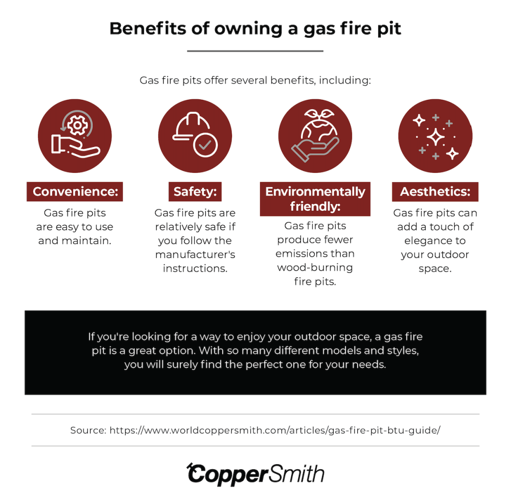 benefits of gas fire pits
