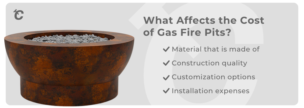 gas fire pit