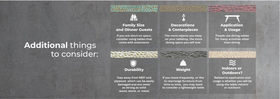 how to pick the right table