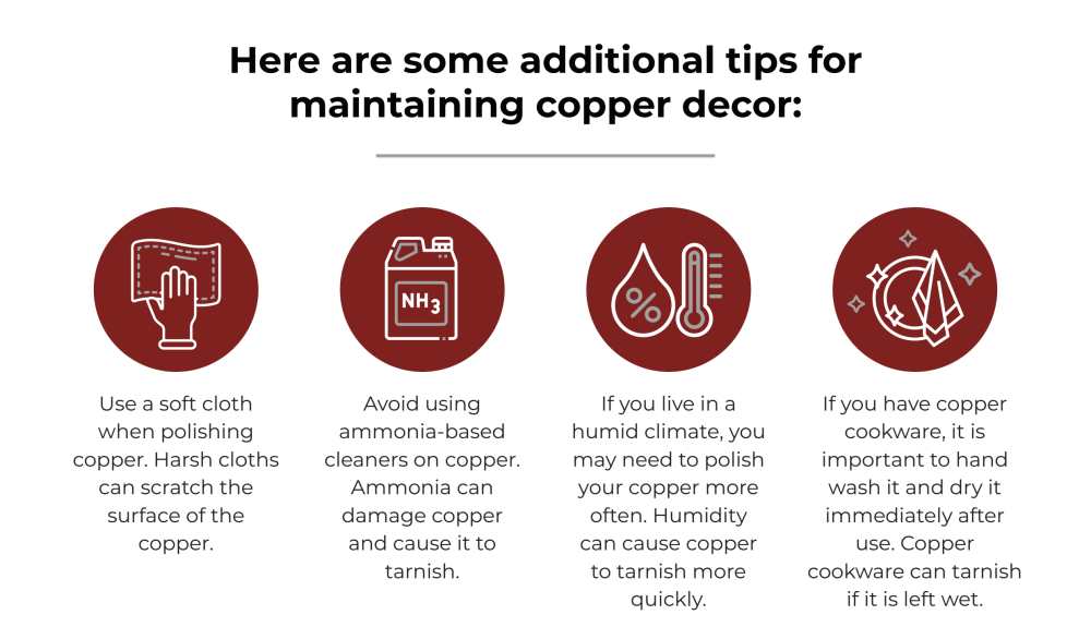 maintaining your copper decor