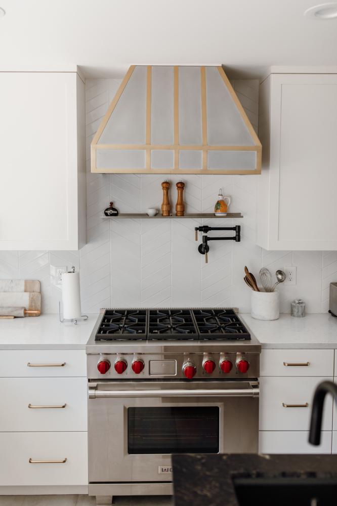 matching hood stove