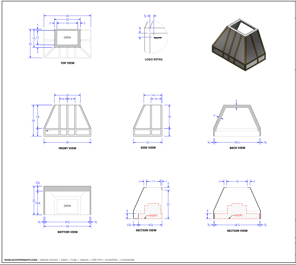 modern range hood