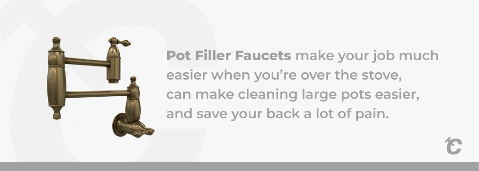 pot filler faucet specs