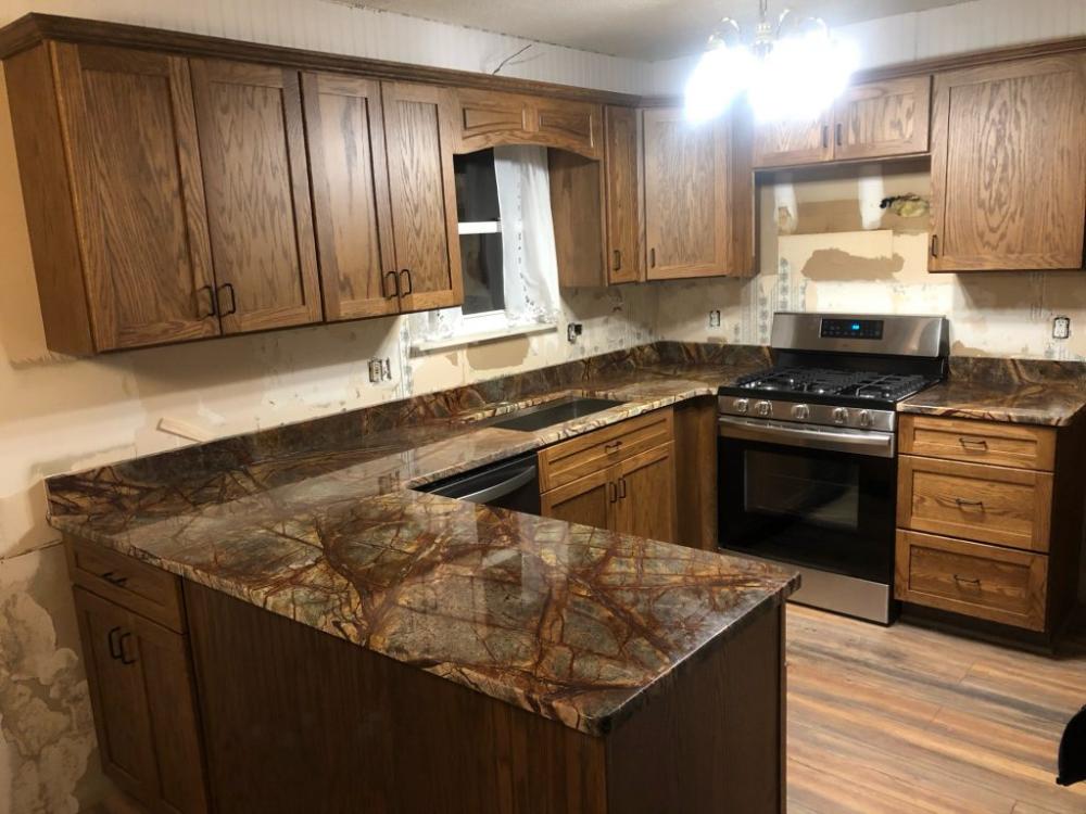 rainforest marble countertop