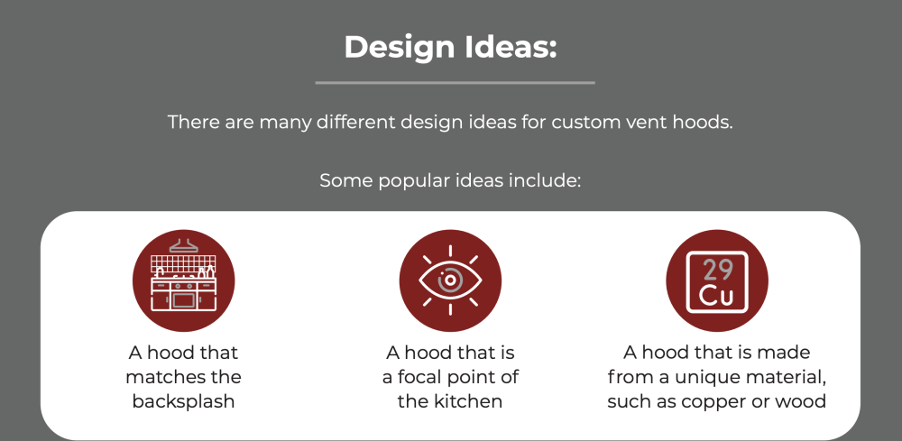 vent hoods and design ideas