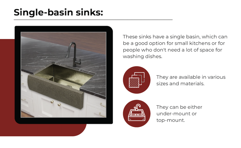 single basin sinks